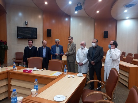 معارفه مدیرعامل جدید بیمارستان